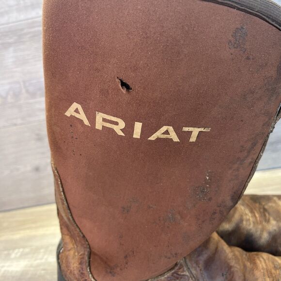 Ariat Mens US Size 13 D Hybrid All Weather Waterproof Steel Toe Work Boots Brown - Picture 10 of 14